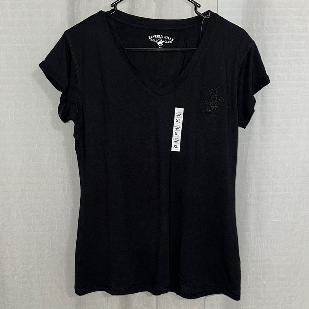 BHPC XL V-Neck Cuffed Short Sleeve Lightweight Women’s Tee